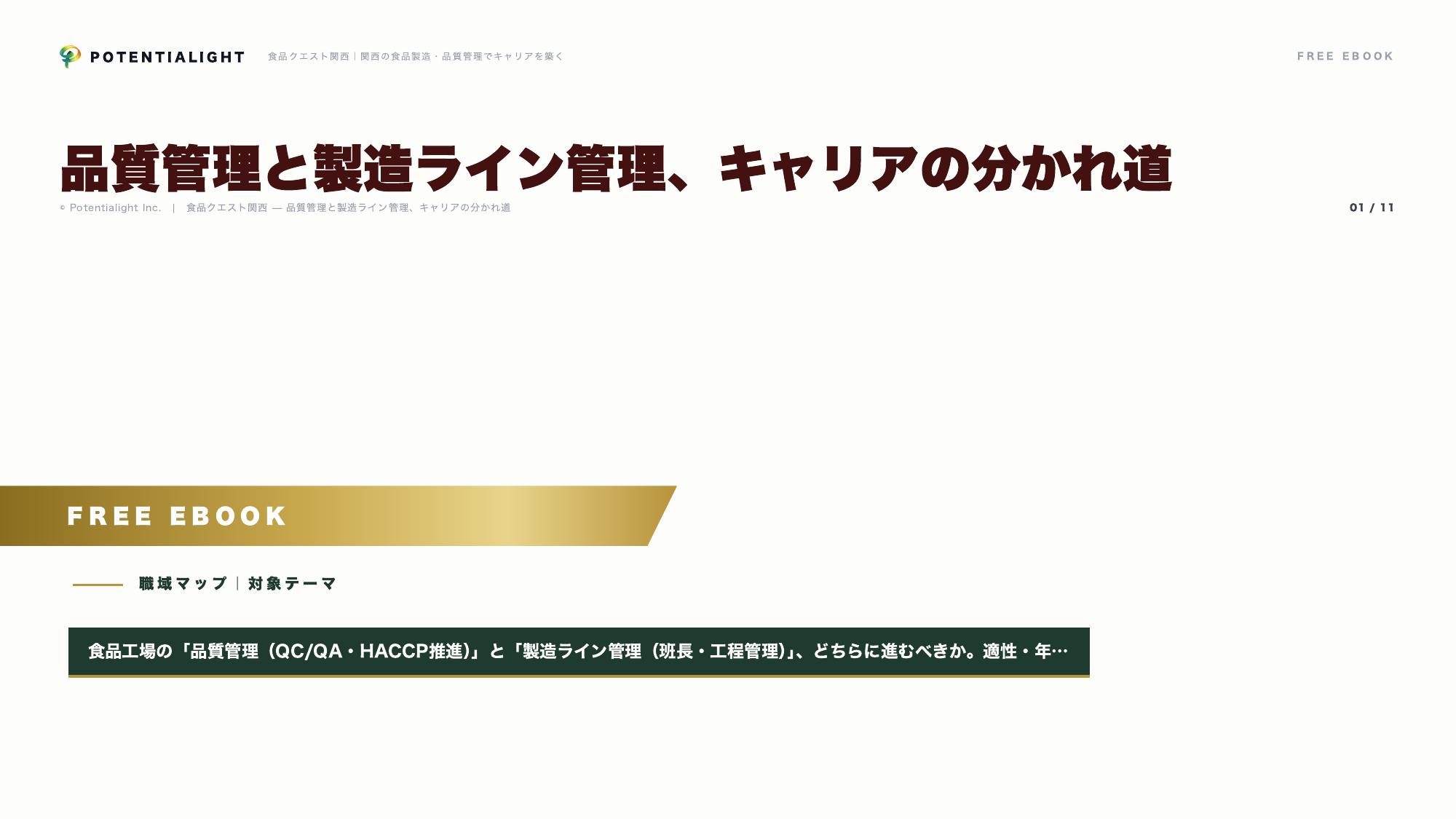 品質管理と製造ライン管理 eBook表紙